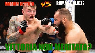 Marvin Vettori vs Roman Dolidze vittoria non meritata [upl. by Ludly]