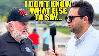 Comedian Left Dumbfounded by MAGA Idiots Reply to Simple Question [upl. by Nylzaj493]