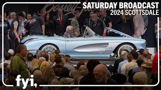 2024 SCOTTSDALE SUPER SATURDAY BROADCAST Part 1  Saturday January 27  BARRETTJACKSON AUCTION [upl. by Marlo672]