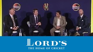 Part 2  Botham Gavaskar amp Prior on Sledging  2014 MCC Spirit of Cricket QampA [upl. by Lerraj]