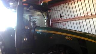 John Deere 8530 Cold Start [upl. by Sofie]