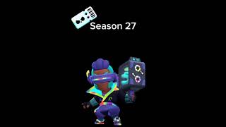 All brawl pass plus skinsCredits”brawl star for photos” brawlstars fyp relatable [upl. by Tressia784]