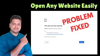 this site cant be reached problem 2024  chrome website not opening problem solved [upl. by Noelyn]