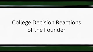 2025 College Decision Reactions HARVARD PENN DUKE USC more [upl. by Notlrahc]