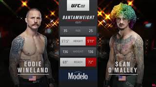 Eddie Wineland vs Sean O’Malley UFC 250 [upl. by Honna262]