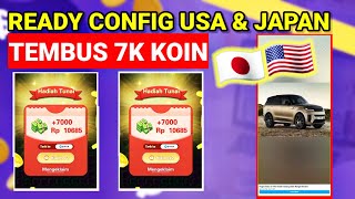 COBA PAKAI CONFIG INI BISA TEMBUS 7K KOIN SHARE CONFIG US amp JAPAN BUAT NUYUL GAME IKLAN [upl. by Forrer]