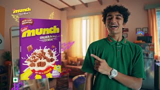 Nestlé MUNCH Breakfast Cereal  GET SET amp CRUNCH  Malayalam TVC  30 Sec [upl. by Lleder]