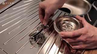 How to Install or Replace a Basket Strainer Sink Waste in a Kitchen [upl. by Gavrila957]