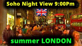 Soho Night walk  Viraj London Vlogs 2024 london vlogs  London famous place [upl. by Dnomayd433]