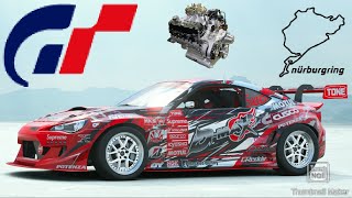 Gran Turismo 7  Subaru BRZ Drift Car 17 Pro Tune  Nurburgring  HR414ENSX Swap  GT7 shorts [upl. by Idnek]