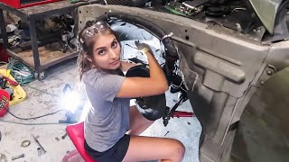 Building an LS SWAPPED 240SX IN 10 MINUTES Amazing Transformation [upl. by Acissev]