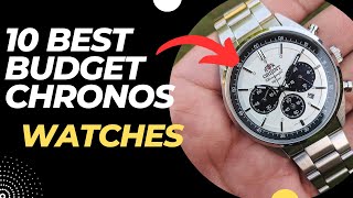 Top 10 Affordable Chronograph Watches of 2024 170 and Up [upl. by Latoniah]