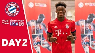 Alphonso Davies signs contract until 2023 with FC Bayern  USA  Day 2 [upl. by Linell]