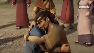 Superbook  Jacob and Esau Official Clip  Will Esau forgive Jacob [upl. by Orelie191]