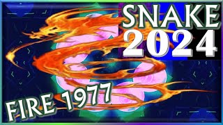 ✪ Snake Horoscope 2024 ❤ Fire Snake 1977  February 18 1977 to February 6 1978 [upl. by Nnaillek]