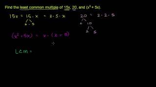 Algebraic Expression Least Common Multiple [upl. by Jay]