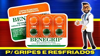 BENEGRIP Para Que Serve Como Usar Efeitos Colaterais e Bula Simplificada [upl. by Cesare]