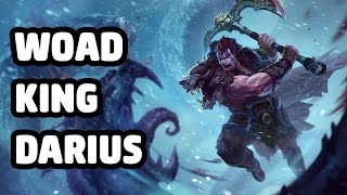 WOAD KING DARIUS SKIN SPOTLIGHT  LEAGUE OF LEGENDS [upl. by Etnoel107]