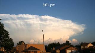 5212011 Supercell Time Lapse HD [upl. by Enaj]