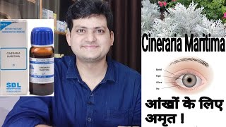 Homeopathic medicine Cineraria Maritima For eye problems and vision defects  use and symptoms [upl. by Sharl]