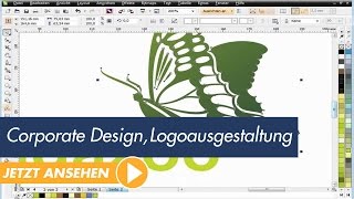 CorelDRAW X6 Tutorial Corporate Design mit Logoausgestaltung [upl. by Toll]