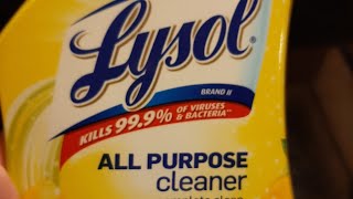 Lysol All Purpose Cleaner 🍋 [upl. by Adham]