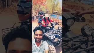 ATV bike ki riding🚜littlepari automobile comedy funny shorts ytshorts priyalkukreja [upl. by Ahsiad]