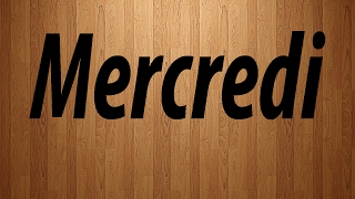 How to Pronounce Mercredi in French  Mercredi French Pronunciation [upl. by Oeramed]