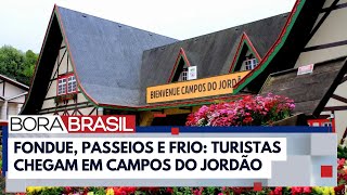 Turistas começam a chegar em Campos do Jordão SP I Bora Brasil [upl. by Aekal86]