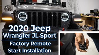 Episode 22 2020 Jeep WranglerJL Sport  Adding Factory Remote Start  the Build by Infotainmentcom [upl. by Raphael]