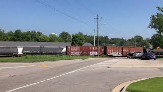 CM44 leads eastbound manifest through Lagrange GA 872024 457 PM [upl. by Ackler]