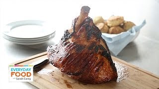 ApricotBourbon Glazed Ham  Everyday Food with Sarah Carey [upl. by Bravar]