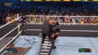 WWE 2K23 Yokosuka Cutter on a ladder [upl. by Israeli]