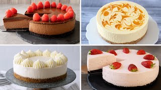 4 Easy NoBake Cheesecake Recipes [upl. by Reiche]