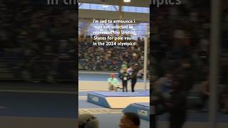 POLE VAULT olympics paris2024 polevault track trackandfield fyp [upl. by Ydniahs695]