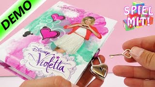 Schülerkalender Violetta mit Herzchen Schloss zum Abschließen  für Schule und Uni  V Lover [upl. by Plossl311]