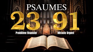 PSAUME 91 ET PSAUME 23  Deux Prières Puissantes pour Obtenir Bénédictions et un Miracle Urgent [upl. by Leizo]