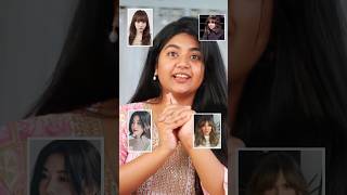 Hair bangs ചേരുമോന്നു നോക്കിയാലോ 🔥 [upl. by Arrakat286]