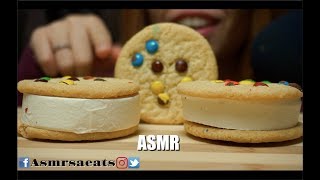 Asmr Mampms Cookies Sandwich Ice cream Extreme eating sounds No talking  Asmr SA Eats [upl. by Irahc]