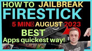 🔥JAILBREAK FIRESTICK IN AUGUST 2023  JAILBREAK FIRESTICK BEST TUTORIAL NEW UPDATES🔥 [upl. by Eipper]