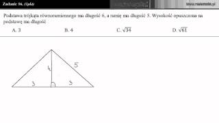 Zadanie 16  Matura z matematyki 2010 [upl. by Eiveneg]