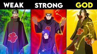 Every Akatsuki Member From Weakest To Strongest Ranked  In Hindi [upl. by Milka]