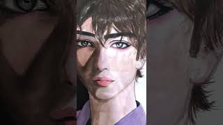 Handsome boy painting Arty Crafty Jasmineacrylic [upl. by Elda133]