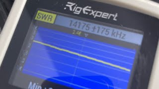 RigExpert Buckmaster 7 band Ocf test on 20 meters AA55 Zoom [upl. by Lewin80]