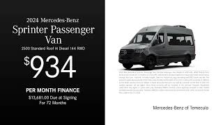 MercedesBenz Sprinter Passenger Van 08192024 4206716 [upl. by Drescher721]