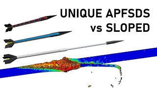 TELESCOPIC SEGMENTED amp JACKETED APFSDS vs SLOPED ARMOUR  Unique APFSDS Vol 5 [upl. by Gaillard]