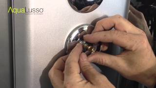 Thermostatic Shower Valve  Installation in a Steam Shower or Shower Cabin [upl. by Cheston]