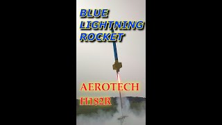 Blue Lightning Rocket Powered by Aerotech H182R Motor with the CMASS Rocket Club Amesbury MA [upl. by Aramaj]