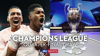 LIVE Champions League Quarter Finals draw [upl. by Crenshaw742]