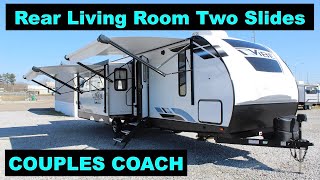 Rear Living Room DUAL Slide Out Travel Trailer  2022 Forest River Vibe 28RL  So Much Room [upl. by Adnat]